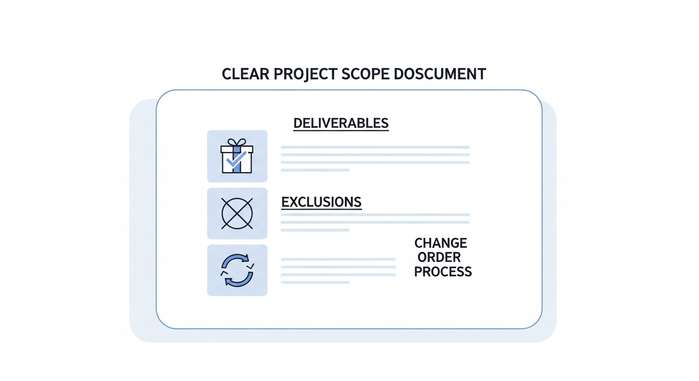Scope Exclusions Get a Professional Website in 3 Minutes | d88
